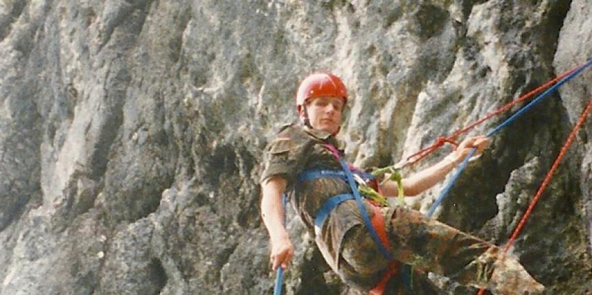 Kletterausbildung Kampenwand 1997